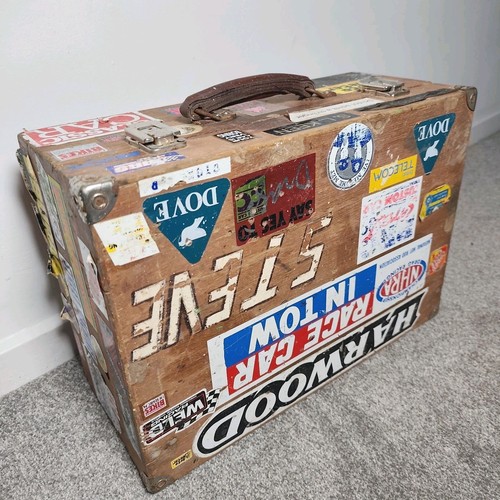 Wooden tool box - wooden, with