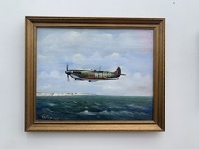 WW2 Spitfire Framed Painting