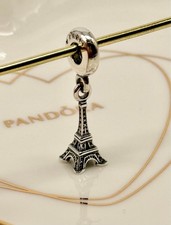 New 100% Genuine Authentic Pandora Silver Paris Eiffel Tower Travel Charm 791082