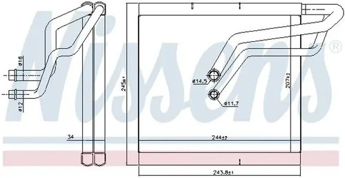 Air conditioning evaporator - , r