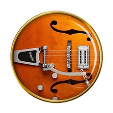 Electric Guitar Pin Badge