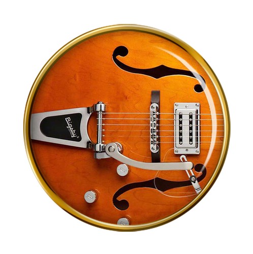 Electric guitar pin badge - electric,