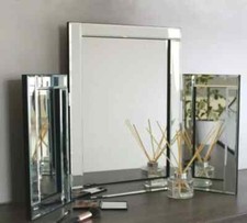 Large Tri Fold Mirror Dressing Table Home Decor Folding Vanity Free Standing