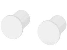 2 x IKEA Bangbula Bathroom Wall Door Hanger Hooks With Concealed Screws - White