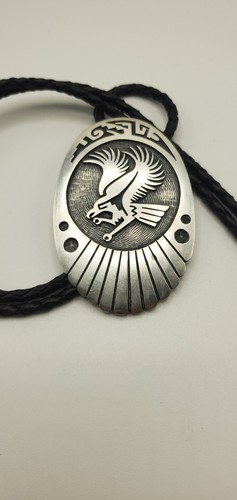 Sterling silver eagle - bolo, tie