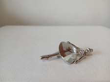 Silver tone Ballerina brooch