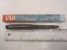 PRESTO HSS EXPANDING HAND REAMER H7 21/32"-23/32" DIA EXCELLENT CONDITION #