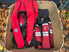 6 X Crewsaver Crewfit 150n Red Lifejacket Lifejackets Life Jacket (Auto Harness)