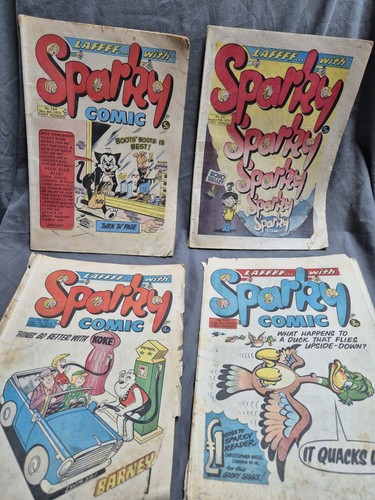 Sparky comic issues - sparky, comic,