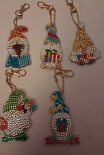 Sparkly Gonk Keyrings/Bagcharms