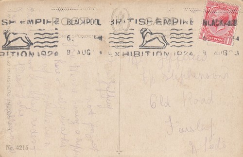 Postal history 1924 - history, british