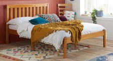 Antique Pine wood bed