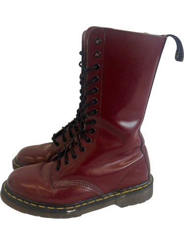 Martens cherry red leather - dr,