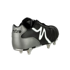 Mitre Italia/Kiwi Rugby Boot Black  Screw In Studs Compatible with football and
