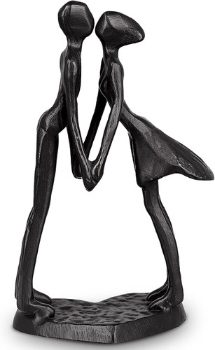 Couple art iron sculpture - couple,