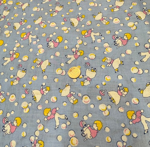 Storybook kids blowing bubbles - blowing,