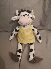 IKEA Fabler Ko Cow Plush Soft Toy Doll With Clothes Rare Retired 40cm. Vgc