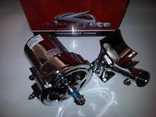 VW TRANSPORTER T2 AIR COOLED 69-79 NEW POWERLITE CHROMED 75A ALTERNATOR + CRADLE