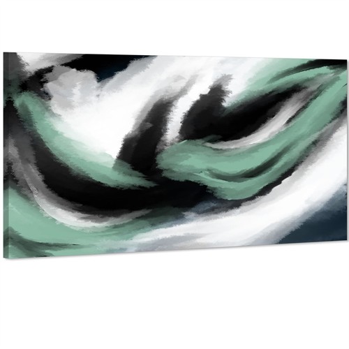 Abstract green grey oil - green,