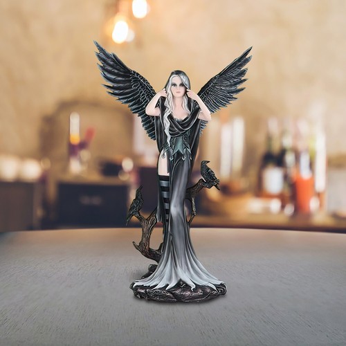 Dark angel fairy with - fairy, two