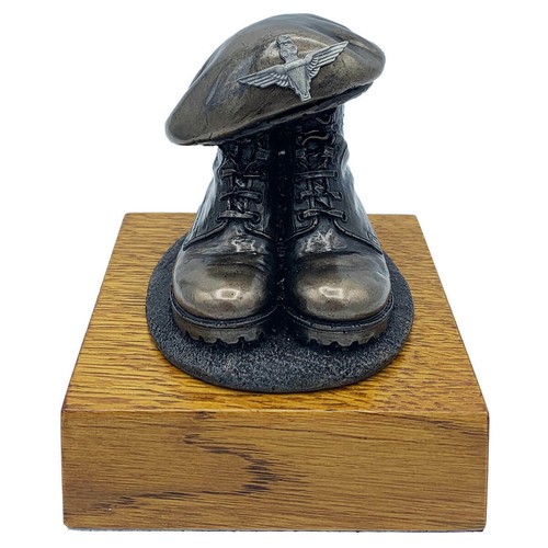 Beret boots bronze resin - beret,