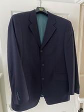 Ozwald Boateng Navy Check 100%