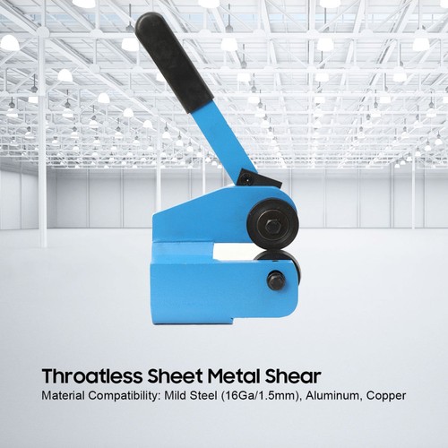 Throatless sheet metal shear - throatless,