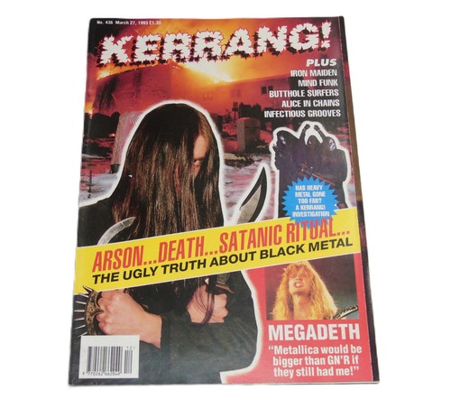 Kerrang magazine 436 - kerrang, black