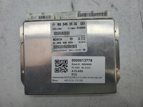 Mercedes class w168 abs sp - mercedes,
