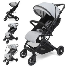 Lightweight Foldable Baby Stroller Pram Pushchair Travel Buggy With Raincover