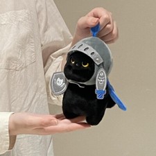 Cartoon Knight Cat Plush Doll