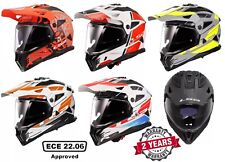 LS2 MX702 PIONEER II ECE22.06 DUAL VISOR ADVENTURE OFF ROAD MX MOTORCYCLE HELMET