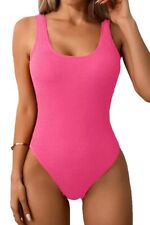 Limeeke Women's Monokini swimsuit Size Small One Piece Swimsuit Pink