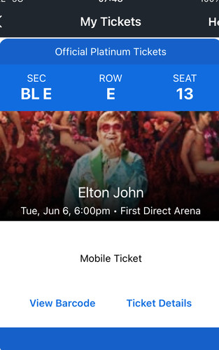 Elton john tickets leeds 6th - tickets,