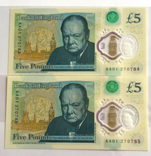 2 X CONSECUTIVE UNCIRCULATED