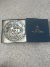 Royal Worcester Collector's Plate Cottage Gardens June Sue Scullard
