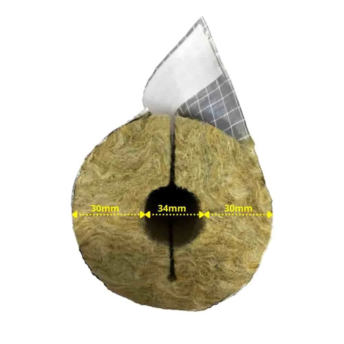 Rockwool pipe insulation 34mm - insulation,