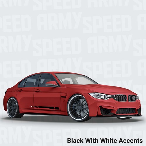 Racing side stripes decal - side,