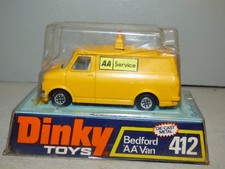Dinky Toys 412 Bedford CF Van AA Service yellow