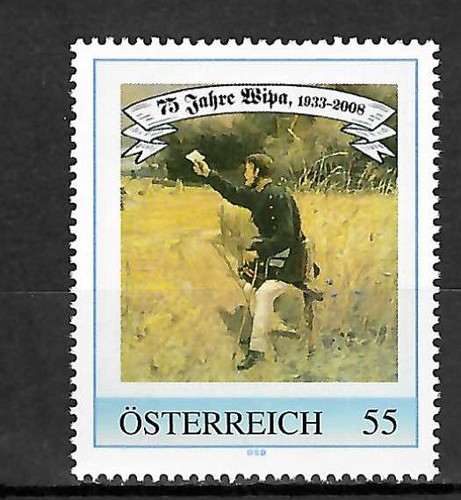 Austria stamp 75 years - my, stamp: