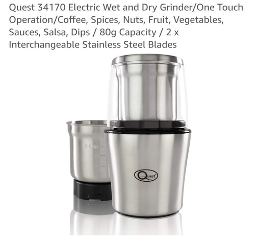 Quest wet dry coffee grinder - quest,