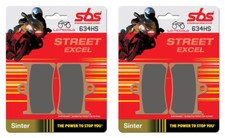 4 FRONT BRAKE PADS SBS 634 HS