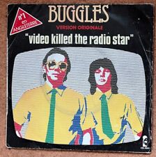 Buggles- Video Killed The Radio Star-RARE French Jukebox Original 7"vinyl Single
