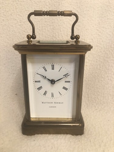 Matthew norman carriage clock - norman,