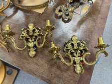 Pair of Solid Brass Wall Light