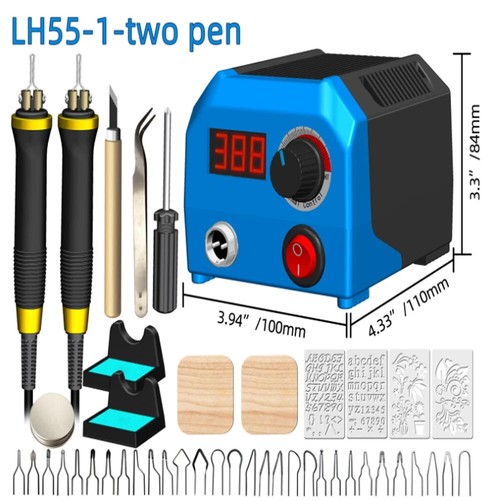 Wood burning tool pen - burning, 2