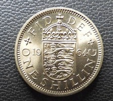1964 Coin One 1 Shilling