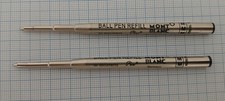 Mont Blanc Ballpoint Black Ink Refill Cartridge - 2 Pack Medium 116190 Montblanc