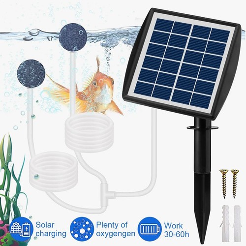 Solar powered oxygenator - powered,