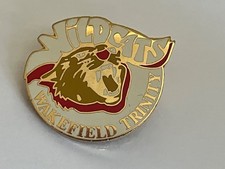 Wakefield Trinity Wildcats Rugby League Club Enamel Pin Badge